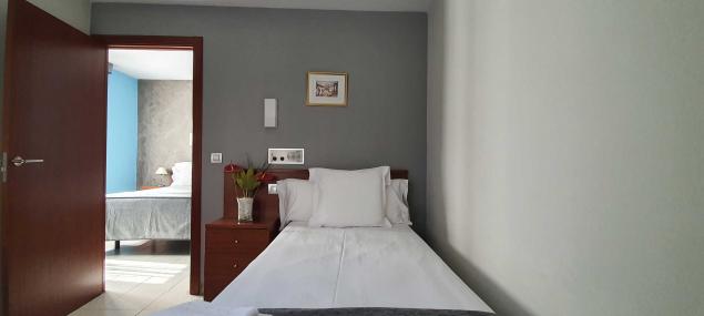 Chambre lit simple Hotel Les 7 Claus Andorre